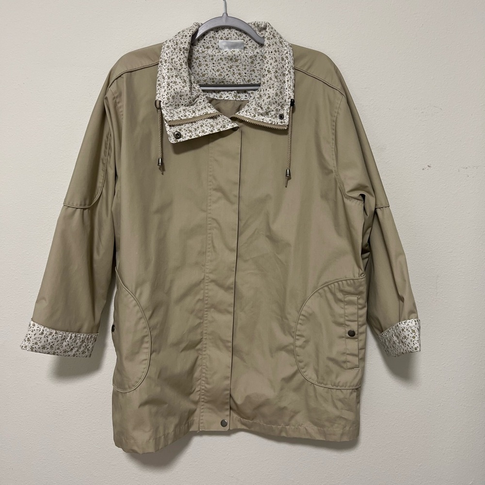 Blair Women’s XL Tan Floral Jacket